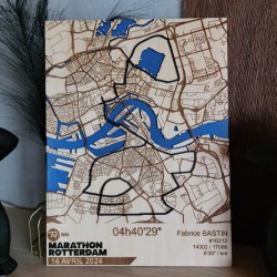 Carte parcours de course