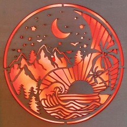 Lampe Cube Zen RGB à poser