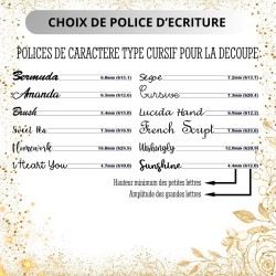 Prénom en cursif détouré