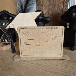 Cadre photo à signer