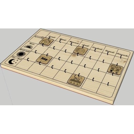 Semainier enfant 4x7