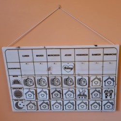 Semainier enfant 4x7