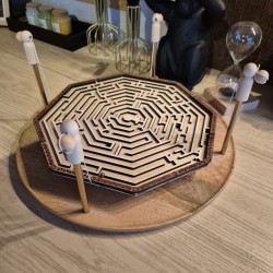 Jeu d'adresse labyrinthe 4 joueurs