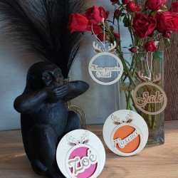 Boules de Noël "Tête de renne"