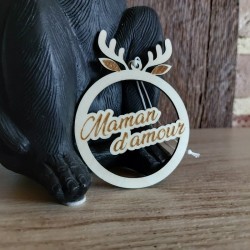 Boules de Noël "Tête de renne"