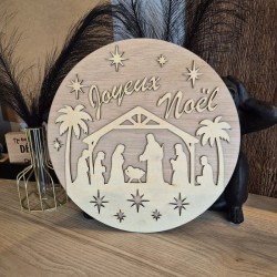 Disque décoratif en relief à suspendre