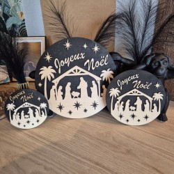 Disque décoratif en relief à suspendre