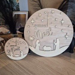 Disque décoratif en relief à suspendre