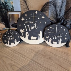 Disque décoratif en relief à suspendre