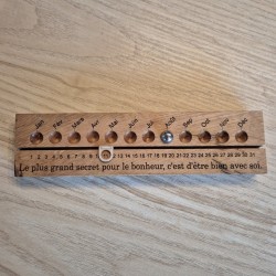 Calendrier perpétuel à bille