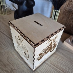 Tirelire cube