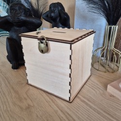 Tirelire cube