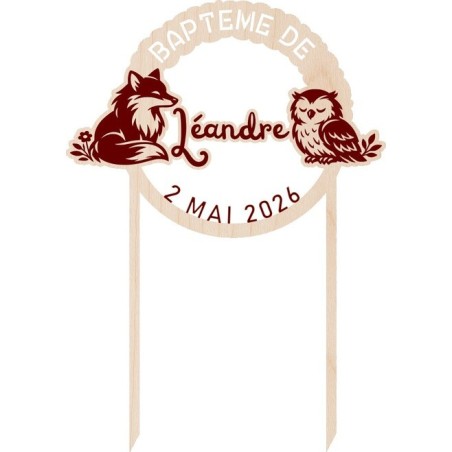 Topper pour gâteau