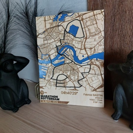 Carte parcours de course